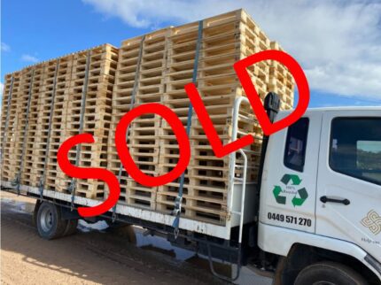 BULK BUY 240 PALLETS: 1-Tonne Capacity European 1200mm x 1000mm x 140mm (Wooden) - SOLD!!!!